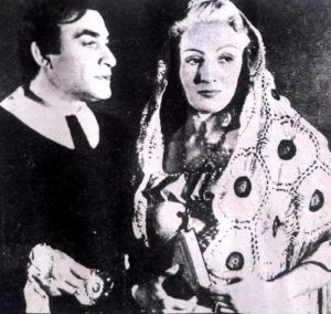 Talat Artemel evlenip ayrıldığı Cahide Sonku ile 